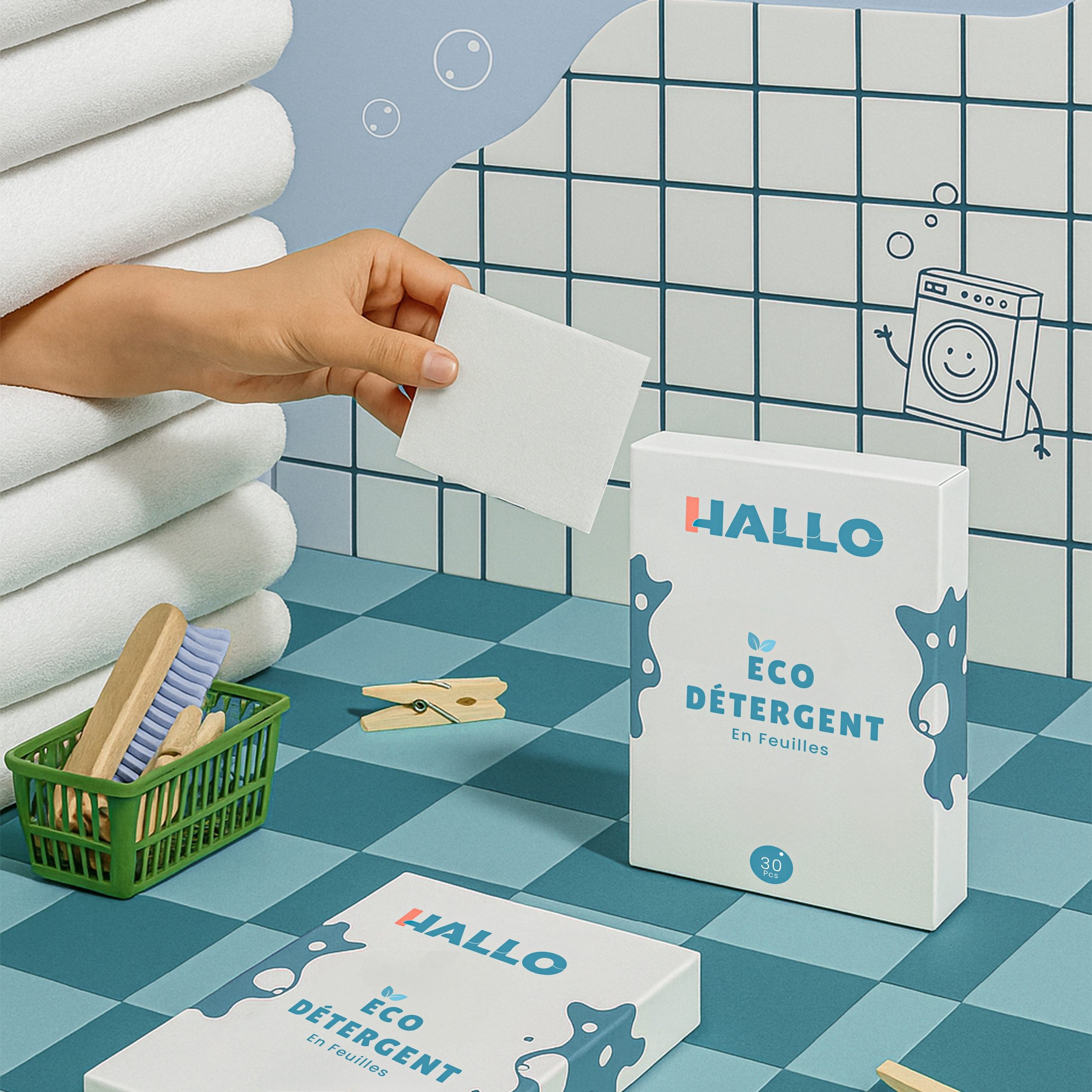 Detersivo per carta ecologica Hallo 