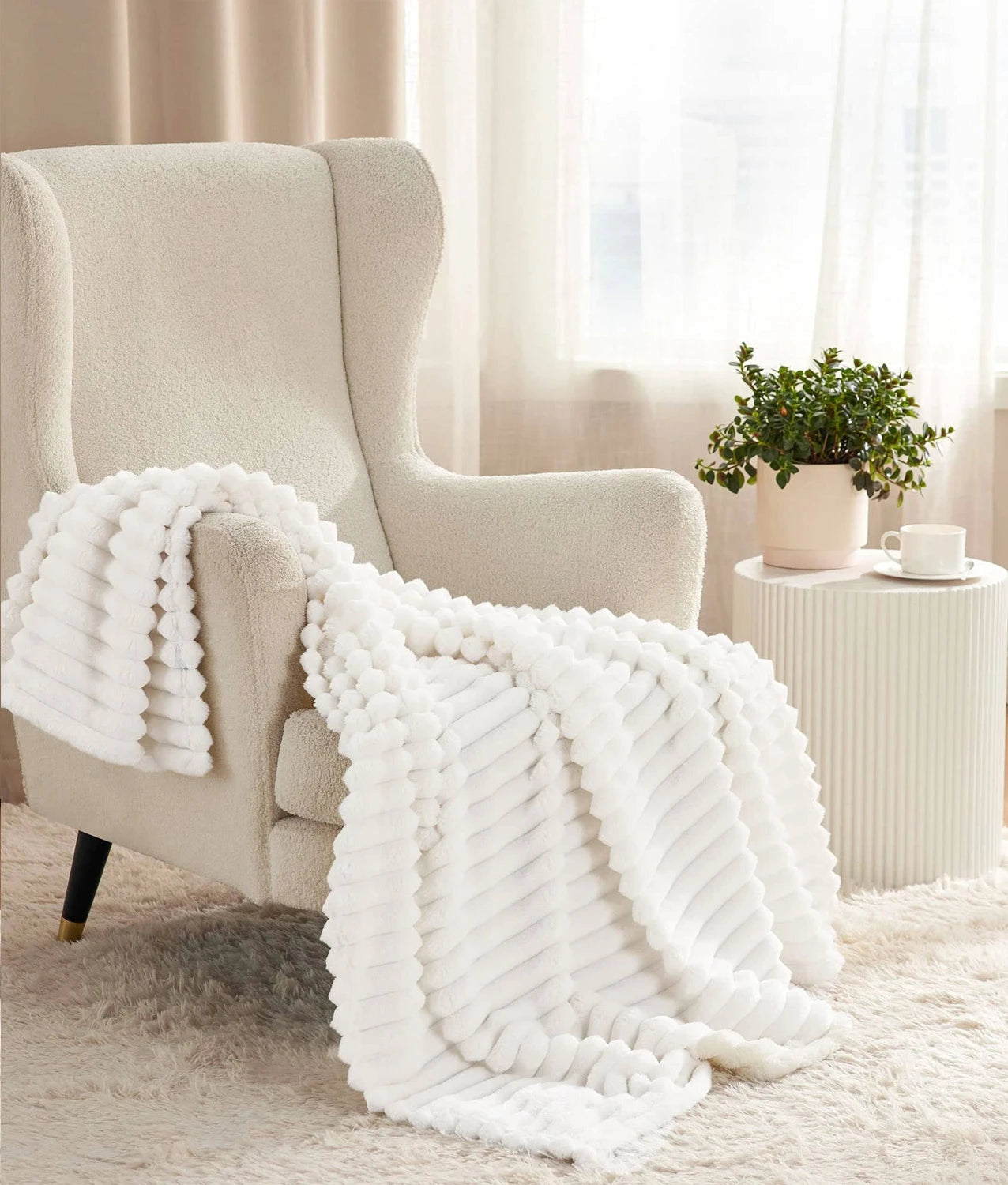 Coperta riscaldata in pile Hallo