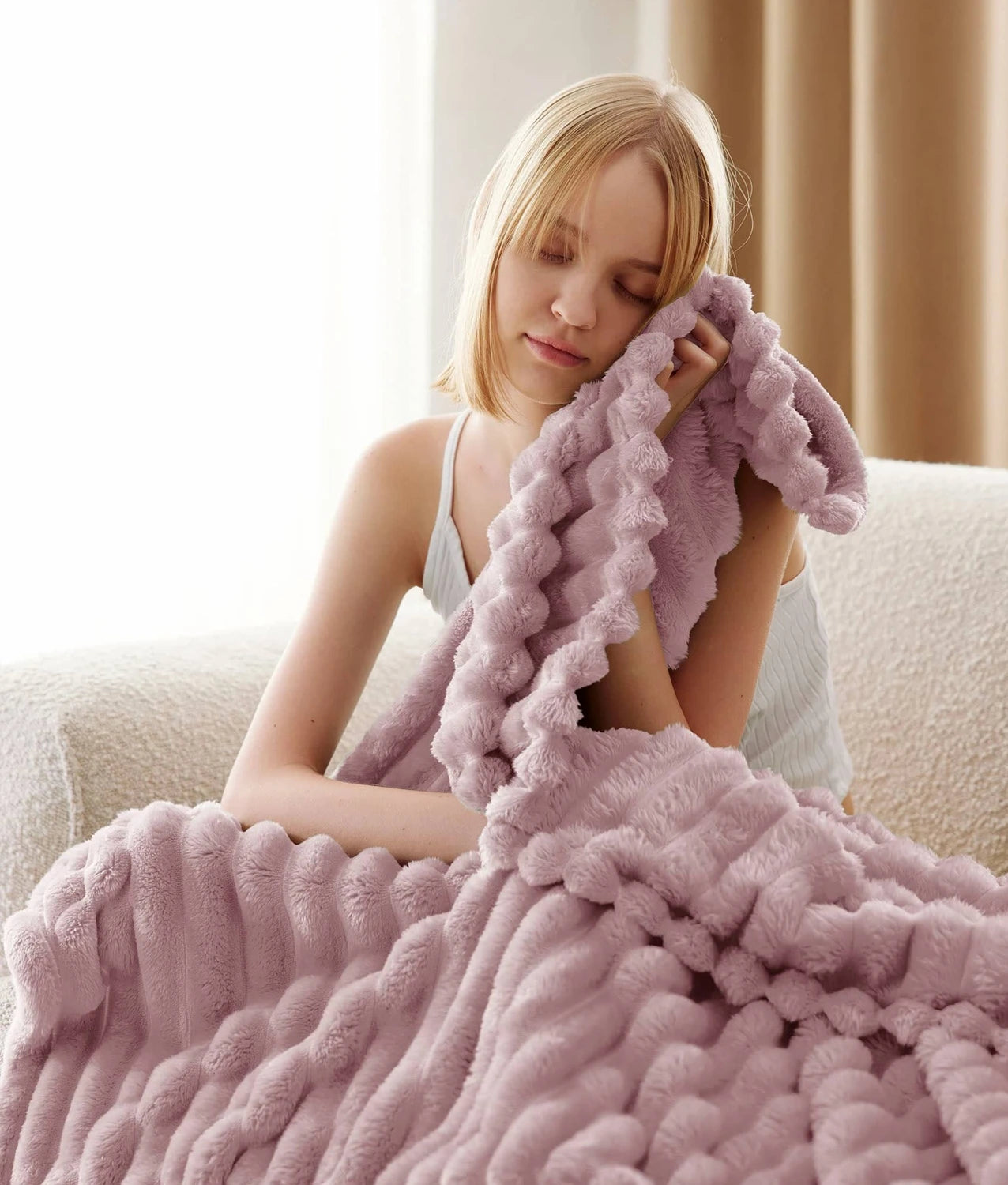 Coperta riscaldata in pile Hallo